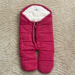 “The Baby Bag” Red Baby Bunting Bag